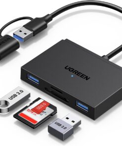 UGREEN 4-in-1 Card Reader with USB-C and USB-A CM812