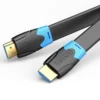 VENTION FLAT HDMI CABLE 1M BLACK-VEN-AACBF