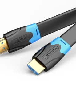 VENTION FLAT HDMI CABLE 1M BLACK-VEN-AACBF