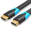 VENTION FLAT HDMI CABLE 1M BLACK-VEN-AACBF