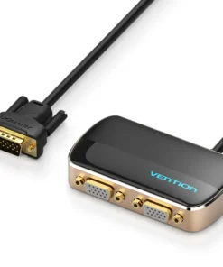 Vention 1 In 2 Out VGA Splitter Black DBABF