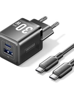 Vention 2-Port USB (C+A) GaN Charger TZ-FEQW0-UK-01