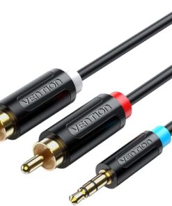 Vention 3.5MM Male to 2-Male RCA Adapter Cable 2M BCLBH