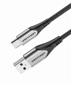 Vention Cotton Braided USB 2.0 A Male to C Male 3A 1M CODHF