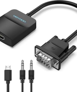 Vention Hdmi To Vga Cable 1.5m Black – Abibg 1.5m ABIBG