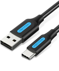 Vention USB 2.0 A Male to C Male 3A Cable 1M Black COKBF