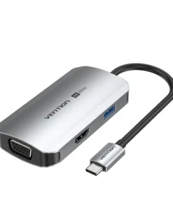 Vention USB-C 4 in 1 DOCKING STATION-VEN TOAHB