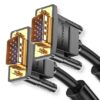 Vention VGA(3+6) ferrite cores 1.5M Black DAEBG